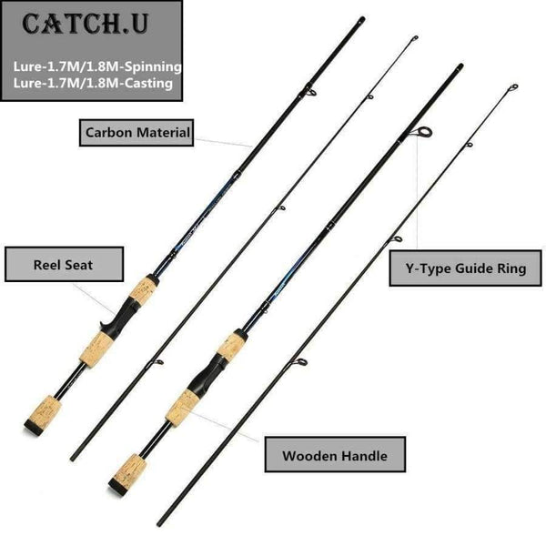 Planet Gates 1.7m 1.8m Fishing Rod Carp Carbon Telescopic,Fishing Rod Ocean Beach Fishing Spinning Rods