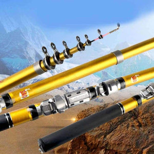 Planet Gates 1.8-3m přenosné mini teleskopické rybářské pruty s vysokou pevností z uhlíkových vláken pro rybaření na moři, řece, jezeře a lodi