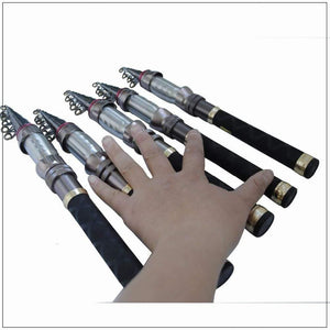 Planet Gates <1.8 m Mini Telescopic Carbon Fiber Fishing rod Ultra-light Spinning Telescopic Fishing Pole 1.3m 1.5m 1.8m 2.1m 2.4m