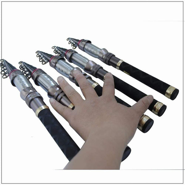Planet Gates <1.8 m Mini Telescopic Carbon Fiber Fishing rod Ultra-light Spinning Telescopic Fishing Pole 1.3m 1.5m 1.8m 2.1m 2.4m