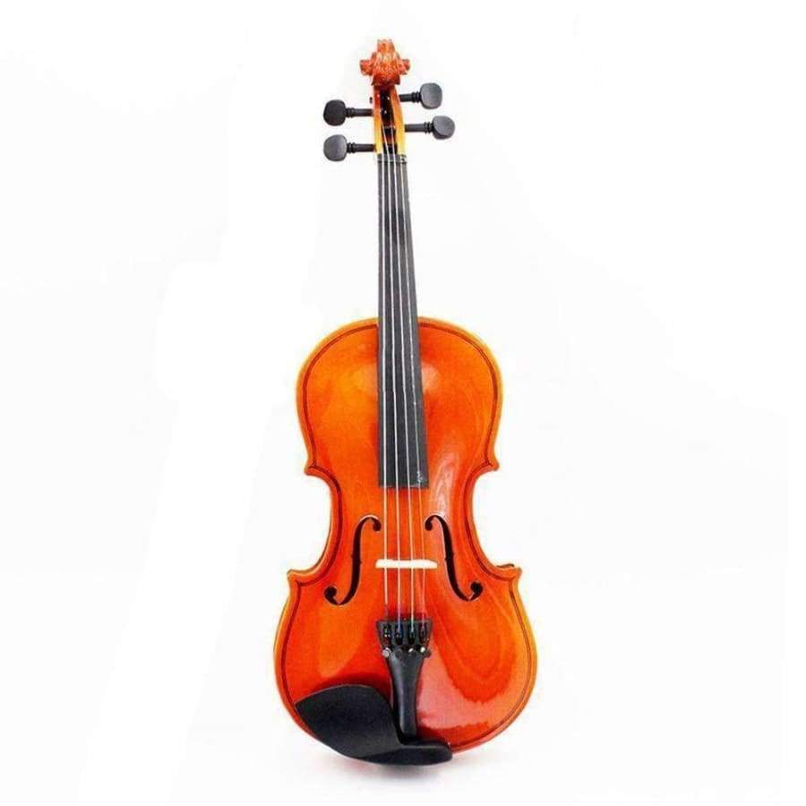 Planet Gates 1/8 Size Acoustic Violin with Fine Case Bow Rosin for Age 3-6 M8V8 For Stringed Musical Instrument
