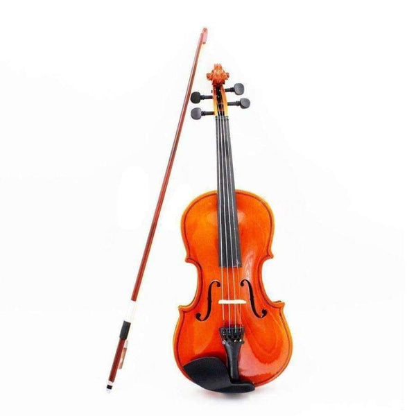Planet Gates 1/8 Size Acoustic Violin with Fine Case Bow Rosin for Age 3-6 M8V8 For Stringed Musical Instrument