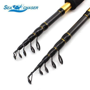 Planet Gates 1.8m 2.1m 2.4m 2.7m Carbon Fishing Rod Telescopic Casting Spinning Fishing Rod Travel Fishing Tackle lure rod