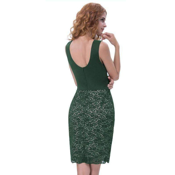 Planet Gates 1 as picture / 10 / China Cocktail Dresses 2018 Elegant Formal Party Bodycon Women Prom Dress Green Red Black Cocktail Dress