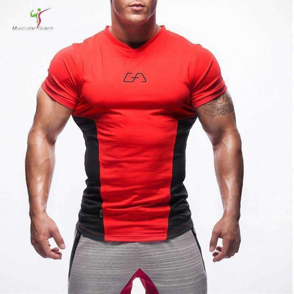 Planet Gates 1 / Asian sizeM GYM  New T-shirt men Tights Fitness Quick Dry Casual Stretch Top Tee Shirt Fitness Mma Plus Size Hot Sale