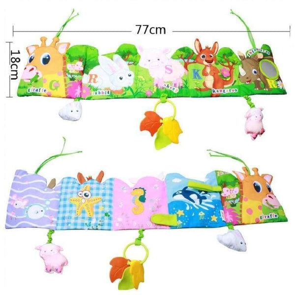 Planet Gates 1 Baby Crib Bumpers in the Bed Around and Baby Bedding Set Infant Rattle with Animal Model Baby Plush Animal Baby Bed Bumper