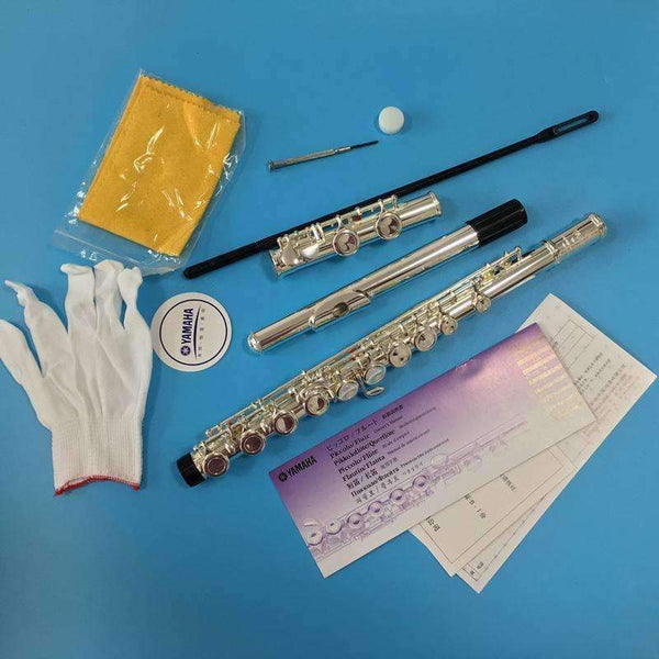 Planet Gates 1/Box Flute YFL 212DR / 211 Musical Instrument Silver Plated Flute 16 Closed C Tune and E-Key Flute Music Professional