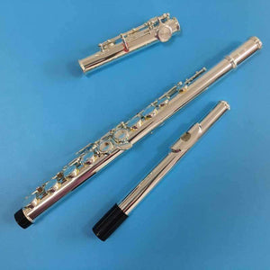 Planet Gates 1/Box Flute YFL 212DR / 211 Musical Instrument Silver Plated Flute 16 Closed C Tune and E-Key Flute Music Professional