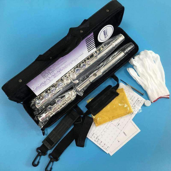 Planet Gates 1/Box Flute YFL 212DR / 211 Musical Instrument Silver Plated Flute 16 Closed C Tune and E-Key Flute Music Professional