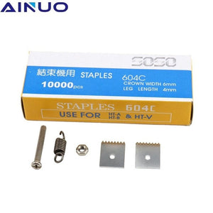 Planet Gates 1 Box Staples Set Garden Tools Garter Plants Plant Branch Hand Tying Binding Machine Minced Vegetable Tapetool Tapener Tapes Home Garden Tool