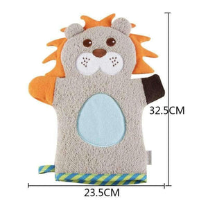 Planet Gates 1 Cartoon shower gloves bathroom products 100% polyester fiber super soft children bath towel animal model bath towel