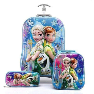 Planet Gates 1 Children Travel Trolley Bag Student Trolley Case Cute Kids Suitcase Boy Girl Cartoon Bag Pencil Box Children Gift