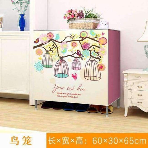 Planet Gates 1 / China 3 Tier Shoe Rack Nonwovens Easy to install Shoe cabinet Shelf Storage Organizer Stand Holder Space Saving home Furniture