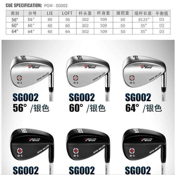 Planet Gates 1 CNC Face Groove PGM Golf wedges Club Occupation Shaft /Cutter/Wedge 56/60 degree