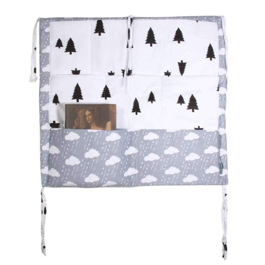 Planet Gates 1 Crib Baby Bed bumper Hanging Storage Bag Multi-functional muslin Baby Cot pocket Hanging Storage Bag Baby Bedding Bumper