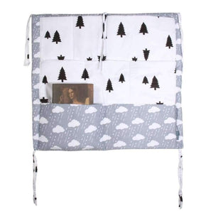 Crib Baby Bed bumper Hanging Storage Bag Multi-functional muslin Baby Cot pocket Hanging Storage Bag Baby Bedding Bumper - Planet Gates