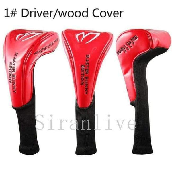 Planet Gates 1 Driverwood Cover 1 PU Leather Golf Club Head Cover (1# Driver/wood Cover 3#,5# Fairway Cover)