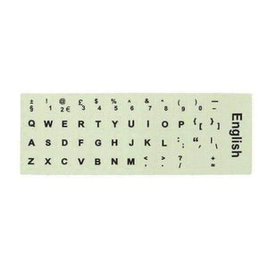 Planet Gates 1-English Fluorescent Keyboard Stickers Luminous Waterproof Keyboard Protective Film Laptop Accessories