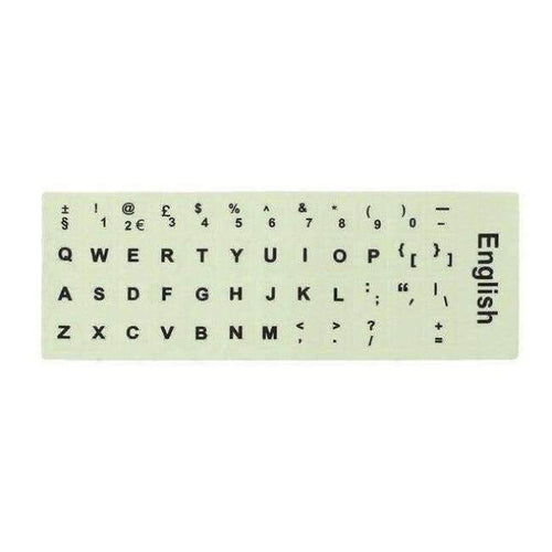 Planet Gates 1-English Fluorescent Keyboard Stickers Luminous Waterproof Keyboard Protective Film Laptop Accessories