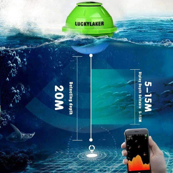 Planet Gates 1 FF916 WiFi Wireless Fish Finder Laker Russian Sonar Fishfinder APP Best Deeper Echo Sounder Bite Alarm for Depth Fishing