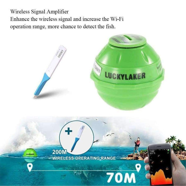 Planet Gates 1 FF916 WiFi Wireless Fish Finder Laker Russian Sonar Fishfinder APP Best Deeper Echo Sounder Bite Alarm for Depth Fishing