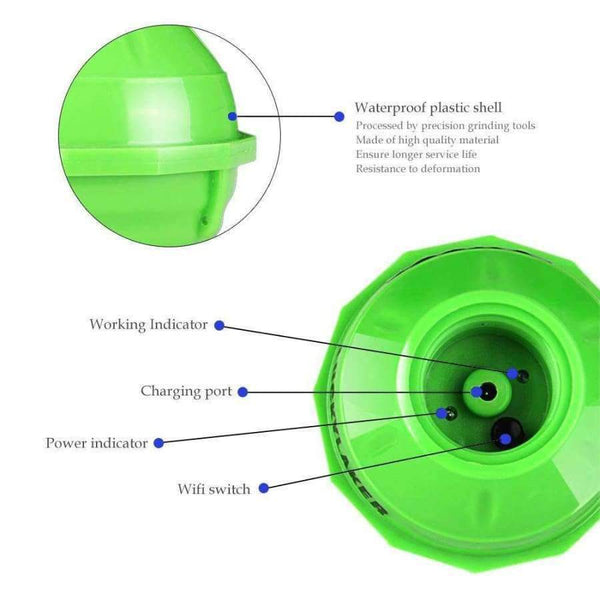 Planet Gates 1 FF916 WiFi Wireless Fish Finder Laker Russian Sonar Fishfinder APP Best Deeper Echo Sounder Bite Alarm for Depth Fishing