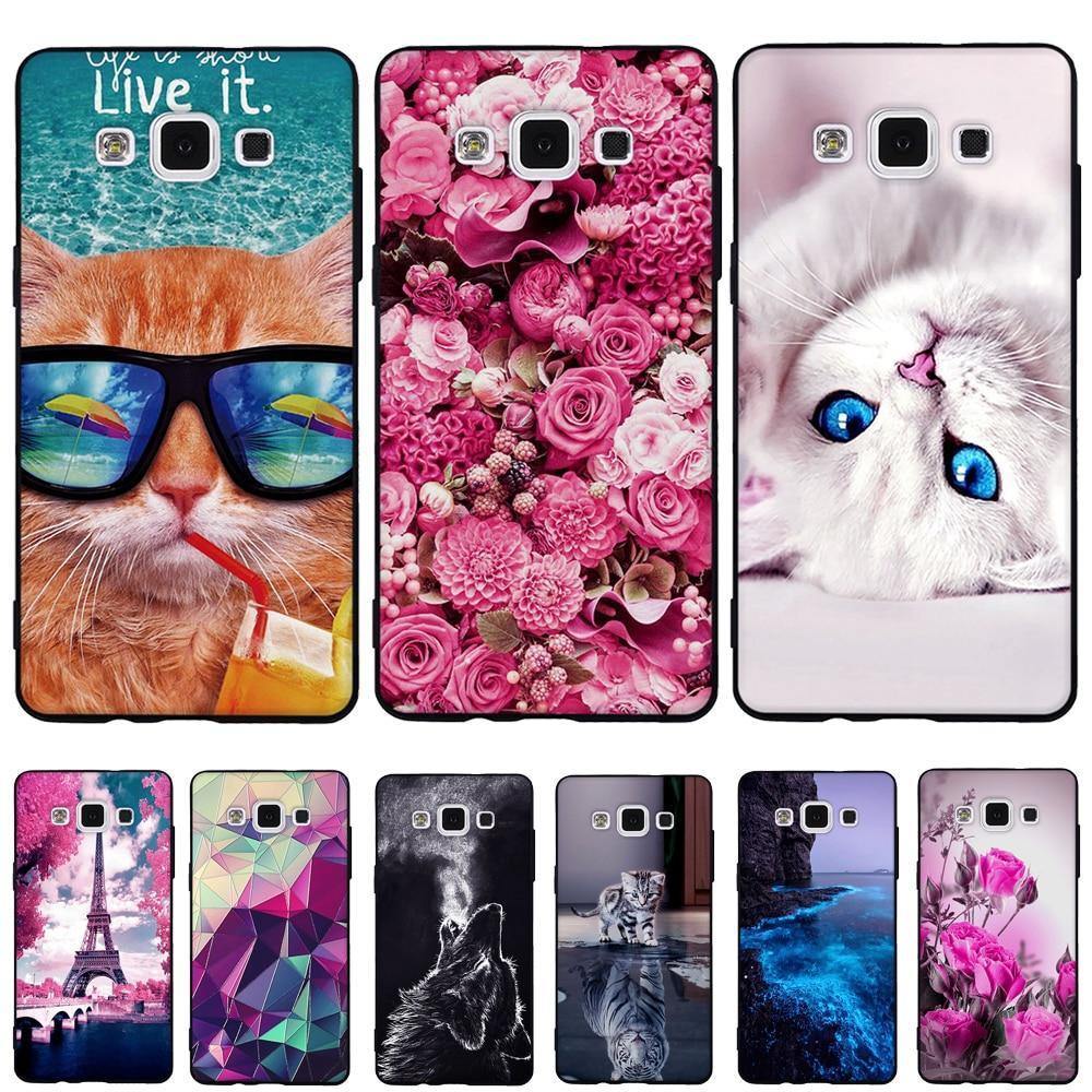 Planet Gates 1 For Samsung Galaxy A5 2015 Case Silicone Black 3D Cartoon Back Cover For Samsung Galaxy A5 2015 A500 Phone Case Funda Coque Capa