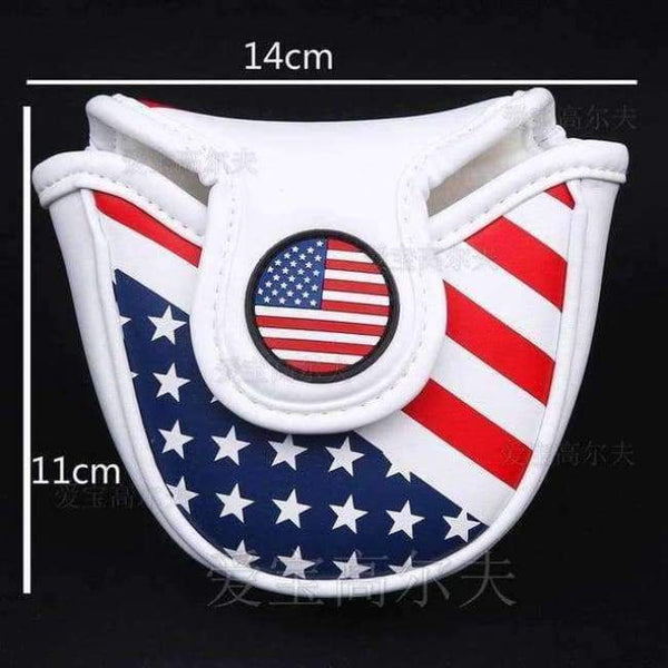 Planet Gates 1 Golf Mallet Head Cover Putter Cover with Magnetic Closure Golf Headcover  Free Shipping