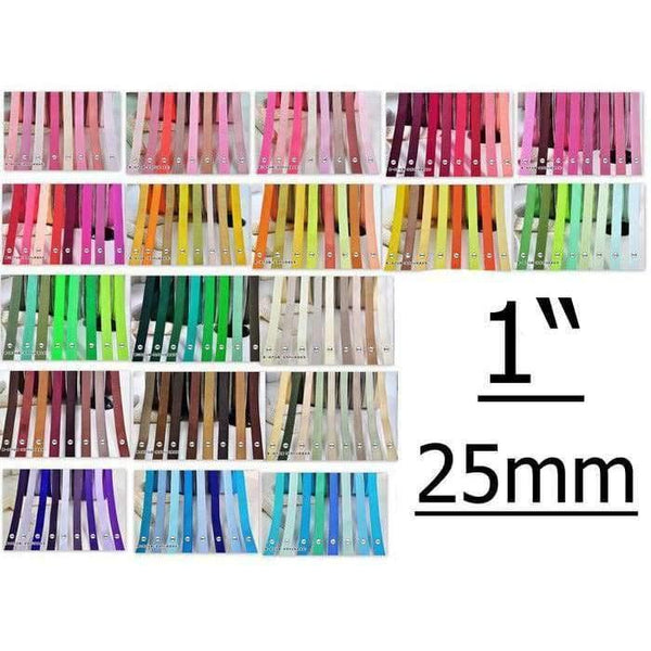 Planet Gates 1" Grosgrain Ribbon 25mm Wedding Solid Color Arts Crafts & Sewing  Ribbon 100yard/roll/lot