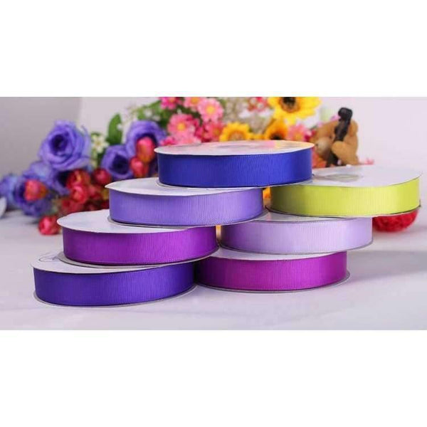 Planet Gates 1" Grosgrain Ribbon 25mm Wedding Solid Color Arts Crafts & Sewing  Ribbon 100yard/roll/lot