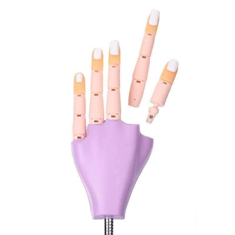 Planet Gates 1 hand with 200tips Professional 1 Practice Hand+200pcs Nail Tips Nail Art Hands Tool Adjustable Nail Art Model Hands Diy Manicure Tool For Training