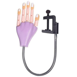 Planet Gates 1 hand with 200tips Professional 1 Practice Hand+200pcs Nail Tips Nail Art Hands Tool Adjustable Nail Art Model Hands Diy Manicure Tool For Training