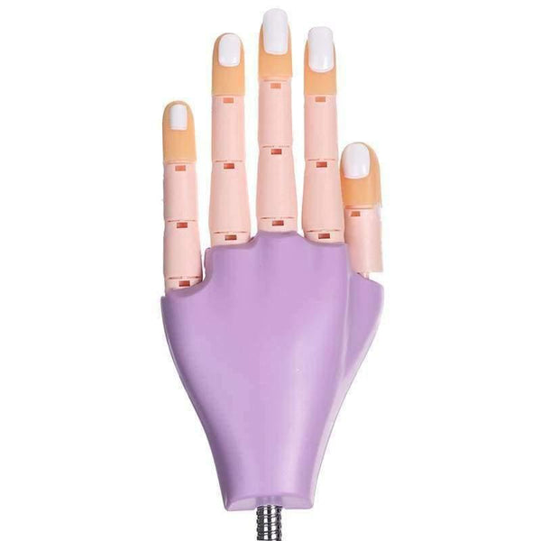 Planet Gates 1 hand with 200tips Professional 1 Practice Hand+200pcs Nail Tips Nail Art Hands Tool Adjustable Nail Art Model Hands Diy Manicure Tool For Training