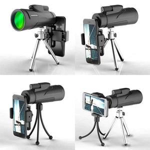 Planet Gates 1 Hunting Military Tourism HD 12X50 Monocular Professional High Quality Telescope Zoom Vision Lightweight Compact Black