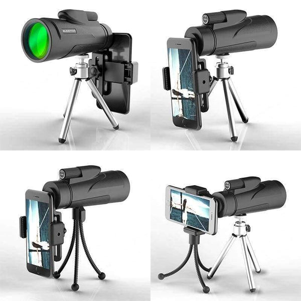 Planet Gates 1 Hunting Military Tourism HD 12X50 Monocular Professional High Quality Telescope Zoom Vision Lightweight Compact Black