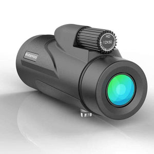 Planet Gates 1 Hunting Military Tourism HD 12X50 Monocular Professional High Quality Telescope Zoom Vision Lightweight Compact Black