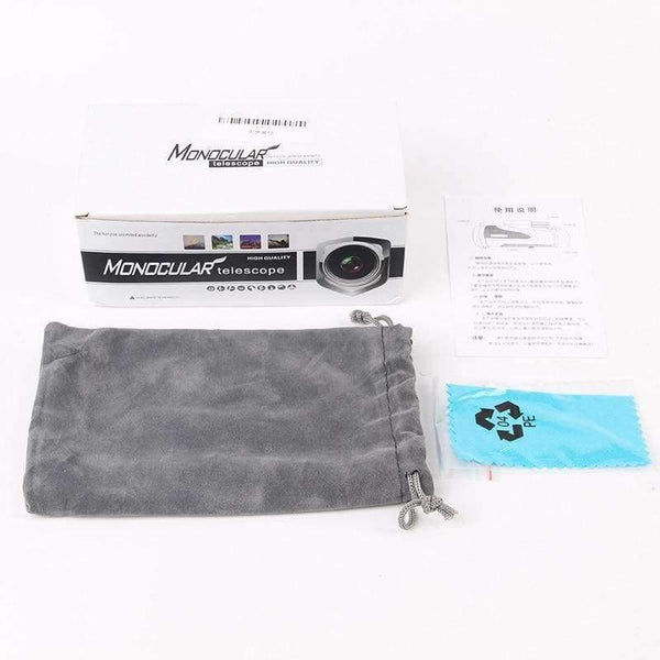 Planet Gates 1 Hunting Military Tourism HD 12X50 Monocular Professional High Quality Telescope Zoom Vision Lightweight Compact Black