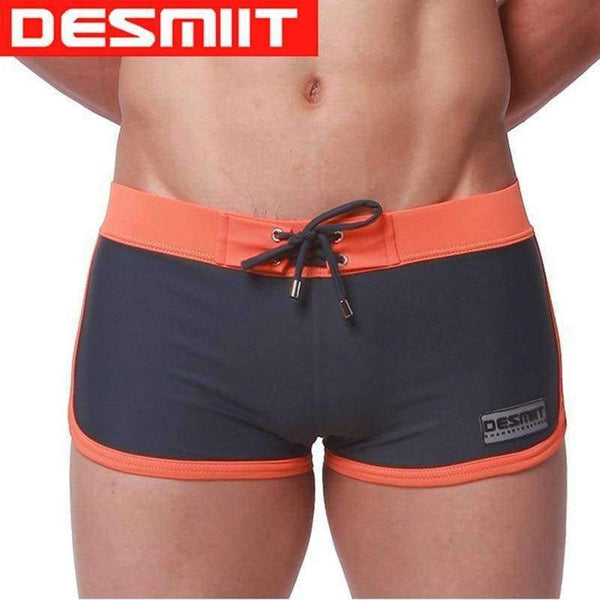 Planet Gates 1 / L Swimwear Men Breathable Men's Swimsuits Swim Trunks Boxer Briefs Sunga Swim Suits Maillot De Bain Beach Shorts