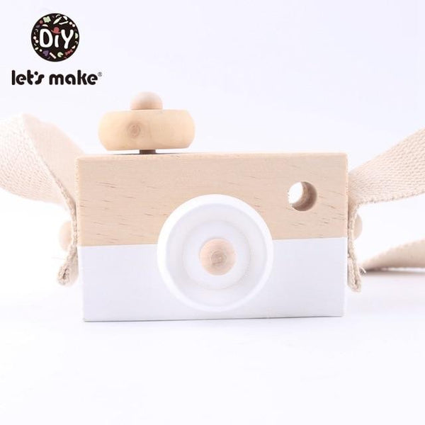 Planet Gates 1 Let'S Make 1Pc Wooden Baby Toys Fashion Camera Wood Pendants Montessori Toys For Kids Wooden Diy Present Nursing Gift Baby Block