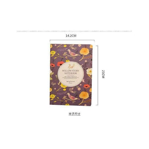 Planet Gates 1 lot=12pc!flower and bird Notepad / line soft copy .book/ A5 student notebook/Writing Pads/office&school supplies