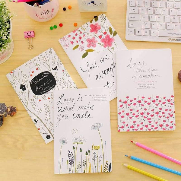 Planet Gates 1 lot=12pc! Fresh flower Student notebook / car line A5 diary writing pad/fashion stitching book / notebook