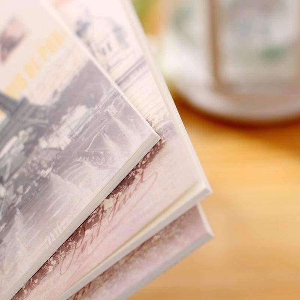 Planet Gates 1 lot=12pc!Retro paris A5 Notebook / line soft copy .book/ student Notepad /Writing Pads/office&school supplies