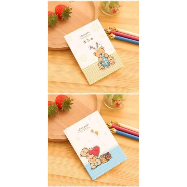 Planet Gates 1 lot=40pc!cute bear binding Diary book / cartoon small mini cartoon paper notebook/Writing pads/creative stationery