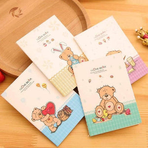 Planet Gates 1 lot=40pc!cute bear binding Diary book / cartoon small mini cartoon paper notebook/Writing pads/creative stationery