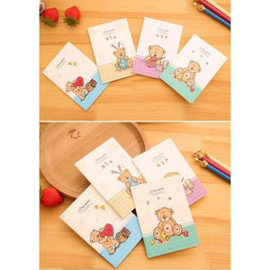 Planet Gates 1 lot=40pc!cute bear binding Diary book / cartoon small mini cartoon paper notebook/Writing pads/creative stationery