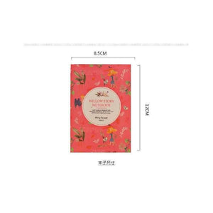 Planet Gates 1 lot=40pc! flower and bird binding Diary book / cartoon small mini cartoon paper notebook/Writing pads/student gift