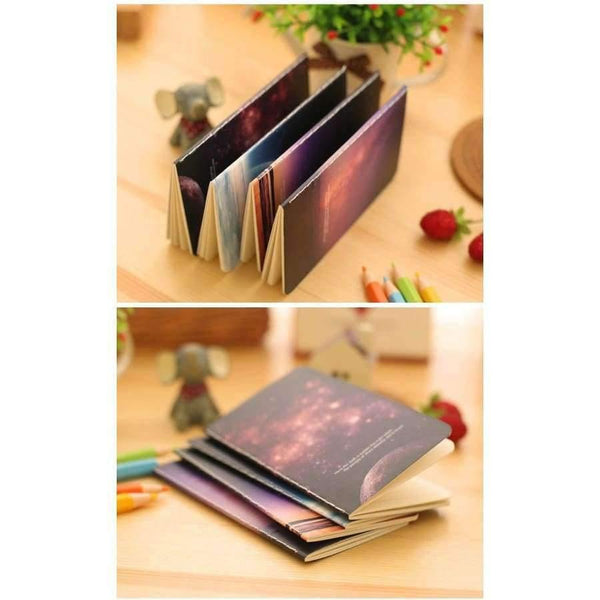 Planet Gates 1 lot=40pc! star Sky series binding Diary book / cute small mini cartoon paper notebook/Writing pads/student stationery