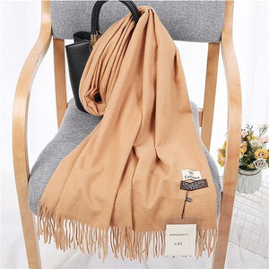 Planet Gates 1 Luxury Brand Winter Scarf Unisex  Female Male Wool Sky Cashmere Scarf Pashmina Tassels