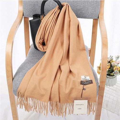 Planet Gates 1 Luxury Brand Winter Scarf Unisex  Female Male Wool Sky Cashmere Scarf Pashmina Tassels