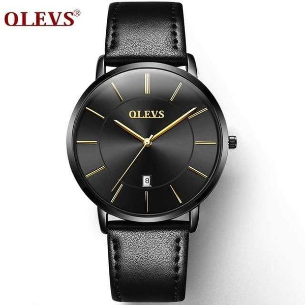 Planet Gates 1 Men Watches Luxury  Quartz Genuine Leather Strap Minimalist  Wrist Watches Waterproof High Quality Relogio